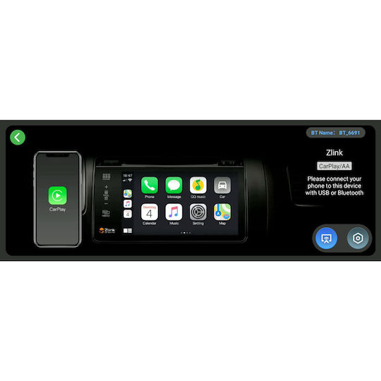 Digital IQ Car Audio System for BMW X5 (E70) / X6 (E71) 2009-2013 (Bluetooth/USB/AUX/WiFi/GPS/Apple-Carplay/Android-Auto) with Touch Screen 10.25"