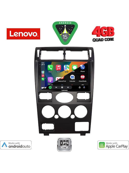 Lenovo Car Audio System for Ford Mondeo 2003-2006 (Bluetooth/USB/AUX/WiFi/GPS/Apple-Carplay/Android-Auto) with Touch Screen 9"