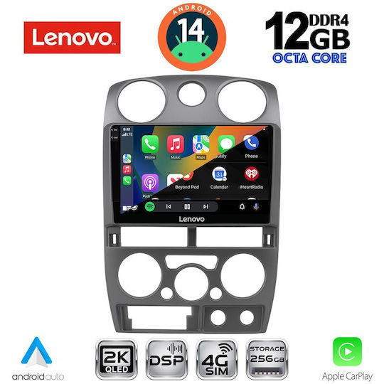 Lenovo Auto-Audiosystem für BMW X1 / X3 / X4 Isuzu D-Max 2008-2012 (Bluetooth/USB/AUX/WiFi/GPS/Apple-Carplay/Android-Auto) mit Touchscreen 9"
