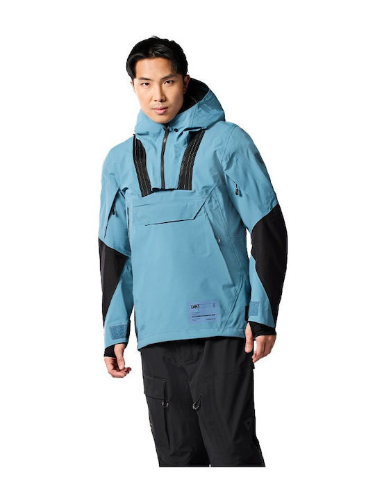 Rev'IT Smock Blackwater 3 H2O Χειμερινό Ανδρικό Μπουφάν Μηχανής Cordura Αδιάβροχο Μπλε