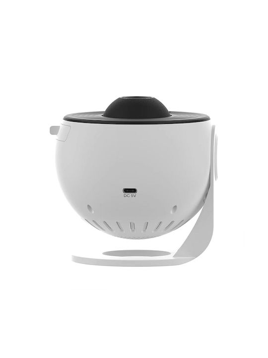 Beline Lumini LED Rotativ Lampă de proiecție pentru copii cu Proiecție de Stele Alb