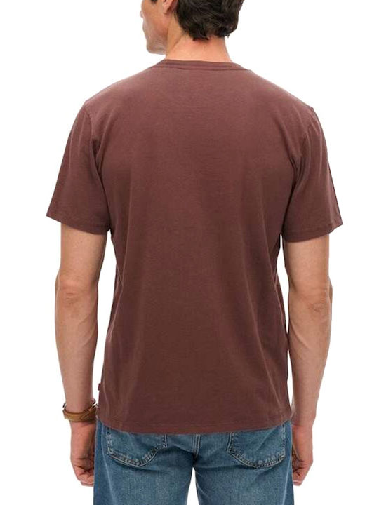 Superdry 'micro Logo' T-shirt Καφέ