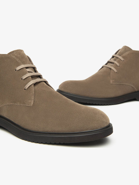 Leder Braun Chelsea Stiefeletten