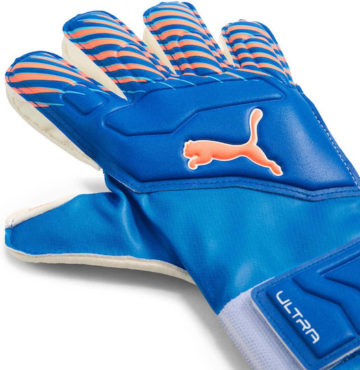PUMA Ultra Match Protect Kids Goalkeeper Gloves Blue