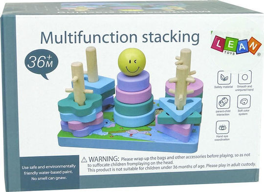 Lean Toys Stapelspielzeug aus Holz