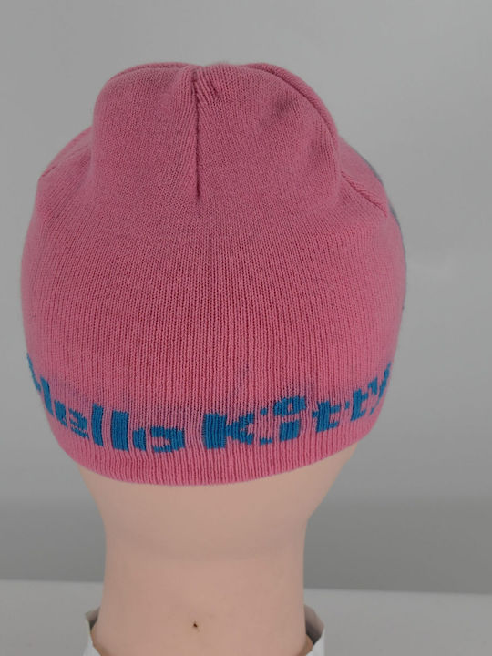 Hello Kitty Căciuliță Pentru Copii Tricotată Roz