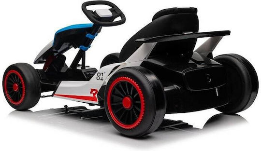 Go Kart Cu Un Loc Cu Telecomandă 24 Volt Albastru