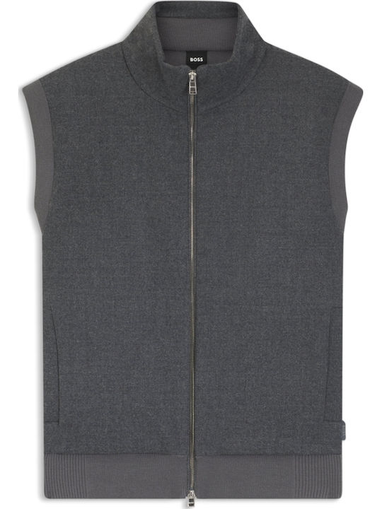 Sleeveless Winter Jacket Dark Gray