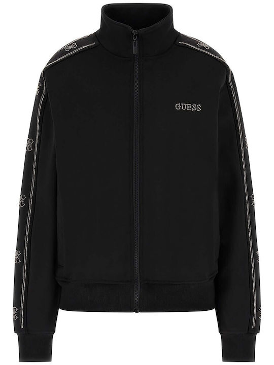 Women's Sweatshirt Cardigan Black