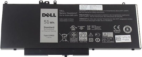 Laptop Battery Dell Latitude E5450 E5550 4-cell 8v5gx Wyjc2 F5ww5 K9gvn R9xm9 Ym3tc 7fr5j G5m10 0g5m10 7.4v 51wh 6460mah Code 1-bat0343