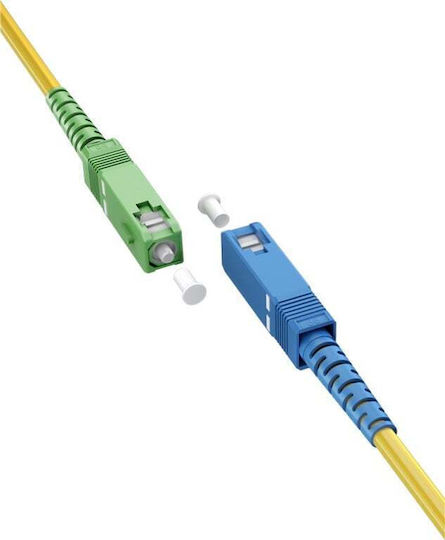 Goobay Goobay Optische Faser SC-APC Kabel 5m Gelb