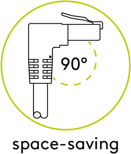 Goobay S/FTP Cat.6a (Gigabit) Καλώδιο Δικτύου Ethernet 2m Λευκό