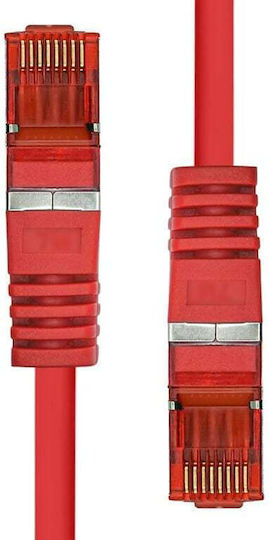 ProXtend F/UTP Cat.6 (Gigabit) Καλώδιο Δικτύου Ethernet 0.5m Κόκκινο