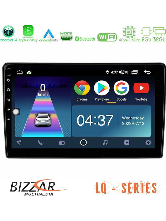 Bizzar Car Audio System for Jeep Renegade 2015-2019 (Bluetooth/USB/WiFi/GPS/Apple-Carplay/Android-Auto) with Touch Screen 9"