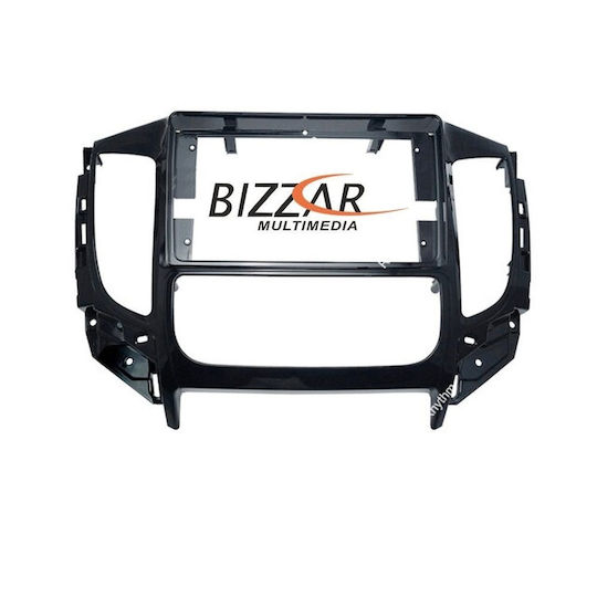 Bizzar Auto-Audiosystem für Fiat Vollrück Mitsubishi L200 2016 mit A/C (Bluetooth/USB/WiFi/GPS/Apple-Carplay/Android-Auto) mit Touchscreen 9"