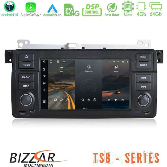Bizzar Ηχοσύστημα Αυτοκινήτου για BMW X5 / X5 (E53) / E39 Land Rover Range Rover 2002 – 2005 (Bluetooth/USB/WiFi/GPS/Apple-Carplay/Android-Auto) με Οθόνη Αφής 7"