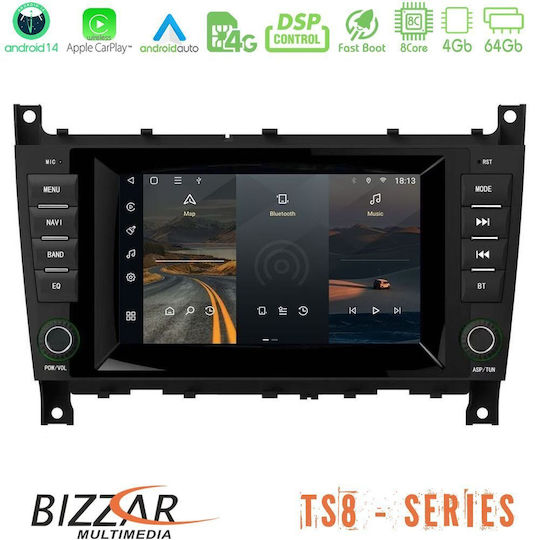 Bizzar Ηχοσύστημα Αυτοκινήτου για BMW X5 / X5 (E53) / E39 Land Rover Range Rover 2002 – 2005 (Bluetooth/USB/WiFi/GPS/Apple-Carplay/Android-Auto) με Οθόνη Αφής 7"