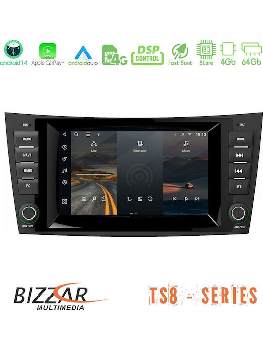 Bizzar Car Audio System for BMW X5 / X5 (E53) / E39 Land Rover Range Rover 2002 – 2005 (Bluetooth/USB/WiFi/GPS/Apple-Carplay/Android-Auto) with Touch Screen 7"