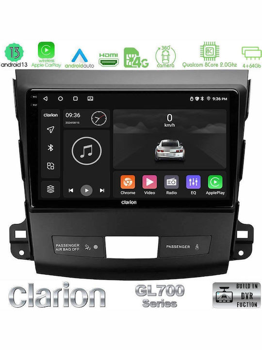 Clarion Автомобилна Аудио Система (Блутут/USB/WiFi/GPS/Apple-Carplay/Android-Auto) с Тъчскрийн 9"