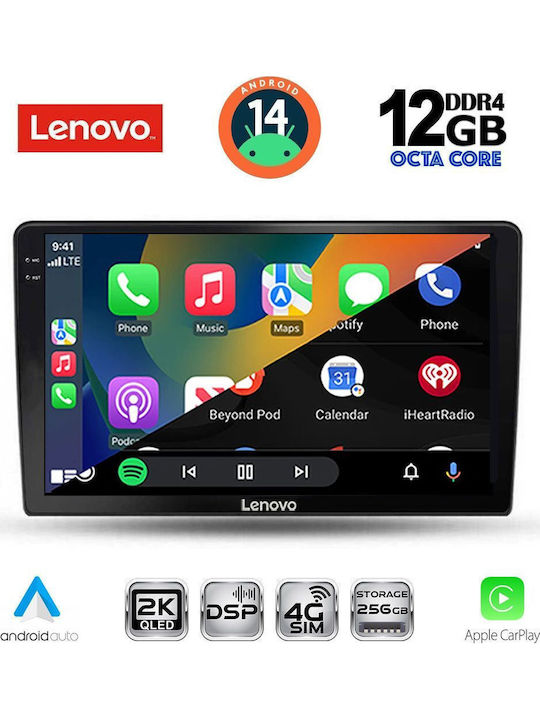Lenovo Car Audio System for Toyota Corolla Verso 2000-2004 (Bluetooth/USB/WiFi/GPS/Apple-Carplay/Android-Auto) with Touch Screen 9"