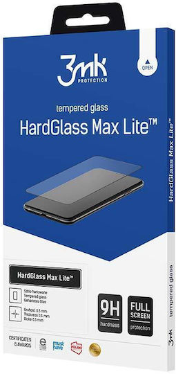 3MK Hardglass Max Lite 0.3мм Закалено стъкло за цялото лице (Redmi 12 4G / Redmi 12 5G)