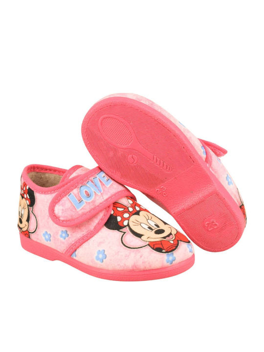 Kids Slippers Pink Minnie