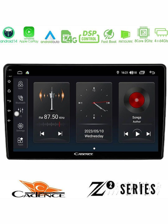 Bizzar Car Audio System Chrysler 300C 2004-2011 (Bluetooth/USB/WiFi/GPS/Apple-Carplay/Android-Auto) with Touch Screen 9"