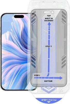Vivid Privacy Full Face Tempered Glass Μαύρο (iPhone 17 / 17 Pro / 16 Pro)