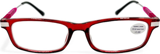 Optosquad Ochelari de citit +2.75 în culoarea Roșu 8970-1
