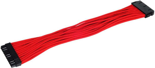 Silverstone 24-Pin ATX - 24-Pin ATX Cable 0.3m Red (SST-PP07-MBR)
