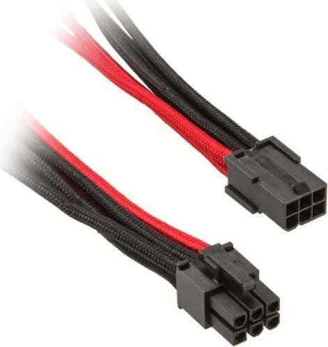 Nanoxia 6-Pin Sata - 2-Pin Fan Cable 0.3m Μαύρο 340471