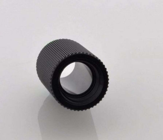 Bitspower Adapter G1/4 Inch Male To G1/4 Inch Female 15mm Matte Black