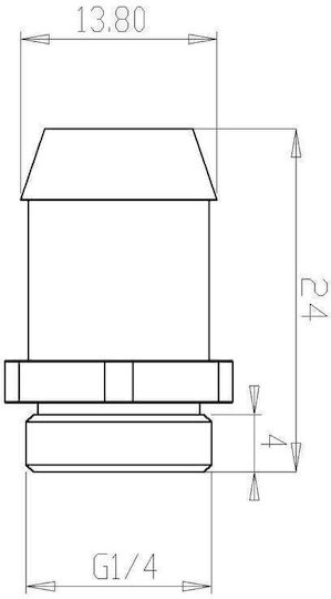Adapter G1/4" 13mm 5060175588494