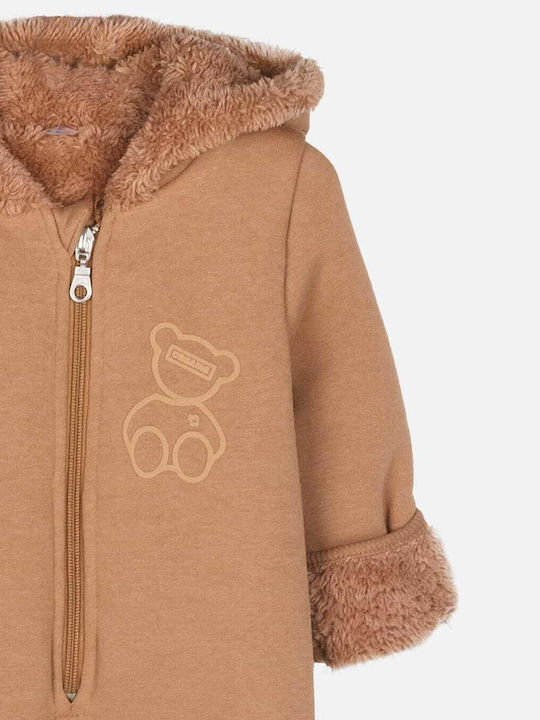 Joyce Baby-Ausgehstrampler Langärmliges Brown