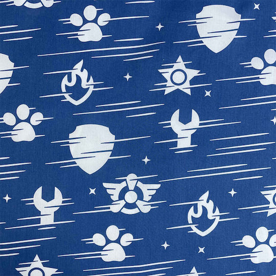 Halantex Set Kids Duvet Cover Single with Pillowcase Cotton Blue 140x200cm