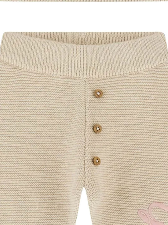 Kids Sweatpants Set Light Oatmeal