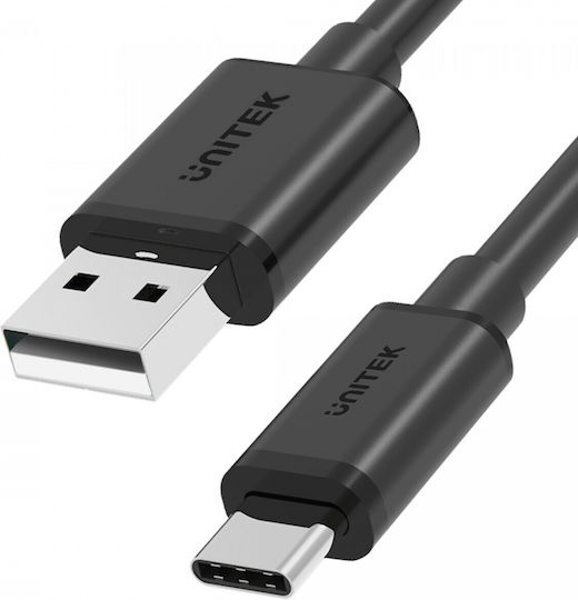 Unitek USB 2.0 Cable USB-C Male - USB-A Black 3m C14069BK