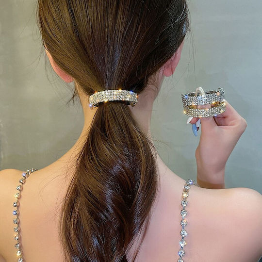 Hair Accessories Clip-Barrette Crystal Ponytail Eleora