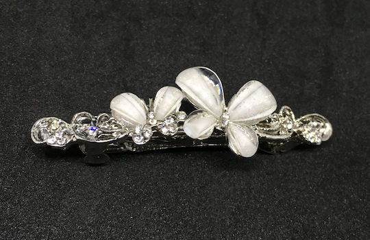 Accessories French Hair Clip Barrette Crystals Butterflies Irsia