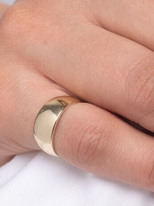 Lunaorocreations Women's Chevalier Ring 14K Gold Minimal Lunaorocreations Women's Chevalier Ring 14K Gold Minimal