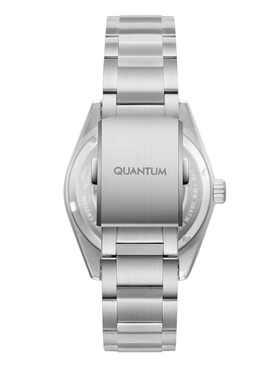 Quantum Men's Watch Automatic with Silver Metal Bracelet