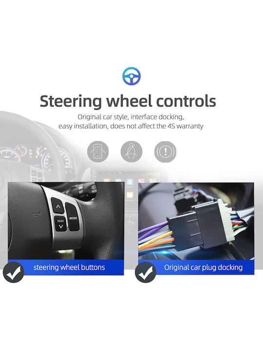 Auto-Audiosystem für Suzuki Hoch 2009-2016 (Bluetooth/USB/WiFi/GPS/Apple-Carplay/Android-Auto) mit Touchscreen 9"