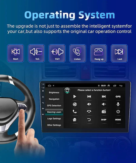 Car Audio System for Suzuki Alto 2009-2016 (Bluetooth/USB/WiFi/GPS/Apple-Carplay/Android-Auto) with Touch Screen 9"