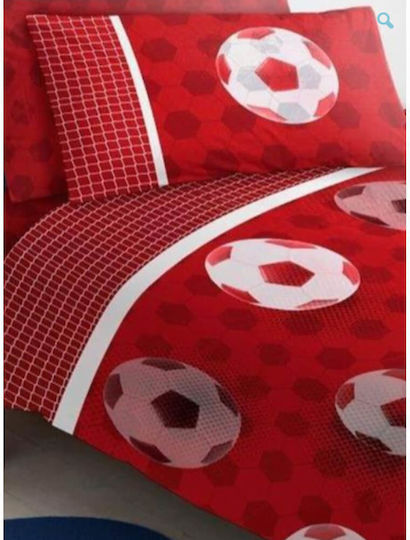 Halantex Set Kids Duvet Cover Red