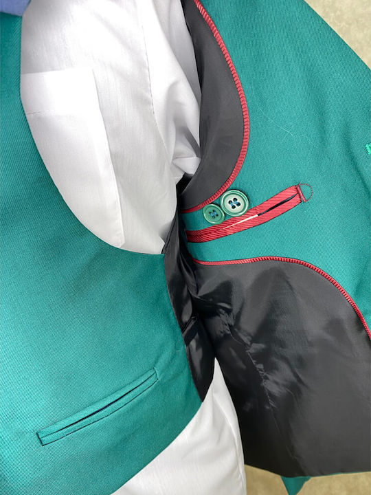 Costum Pentru Copii Iarnă 2 Bucăți Verde