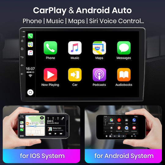 Ηχοσύστημα Αυτοκινήτου για Suzuki Baleno 2016-2022 (Bluetooth/USB/WiFi/GPS/Apple-Carplay/Android-Auto) με Οθόνη Αφής 9"