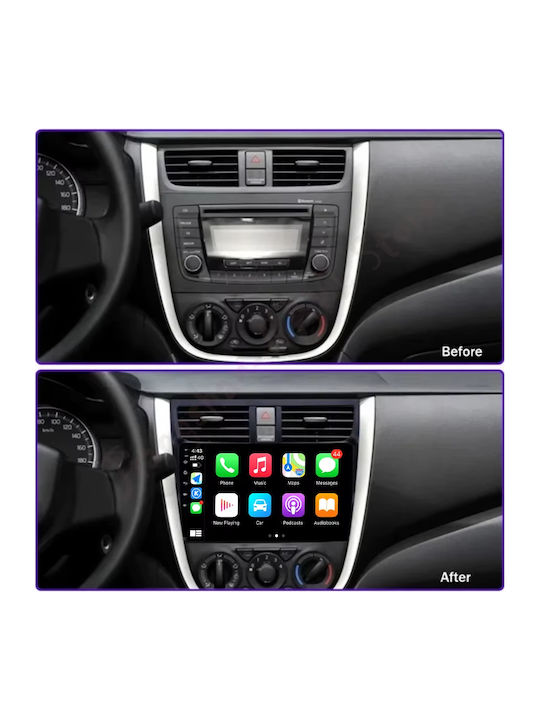 Car Audio System for Suzuki Celerio 2015-2021 (Bluetooth/USB/WiFi/GPS/Apple-Carplay/Android-Auto) with Touch Screen 9"