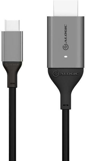 Alogic Convertor USB-C masculin în HDMI feminin Gri 1buc ULCHD01-SGR
