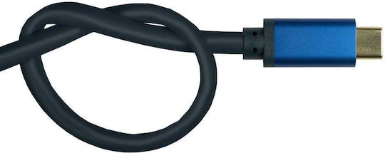 Good Connections HDMI Кабел HDMI Мъжки - USB-C Мъжки 3м Син