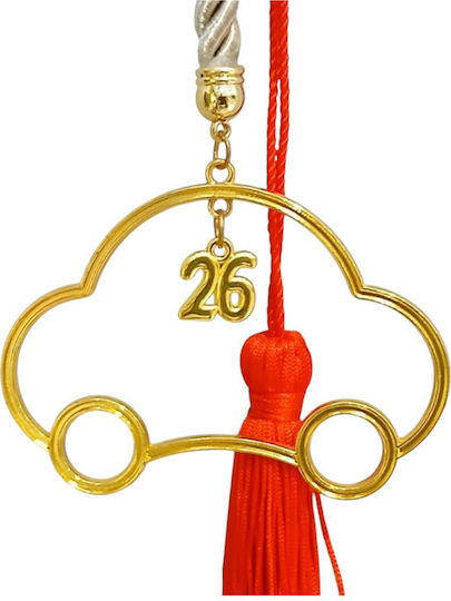 Kalliopi Silver Handmade Окачен Гоури Златист от Дървο 2026 7x10см 1бр